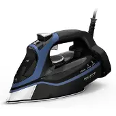 Rowenta DW9411D1, Stoom- en droogstrijkijzer, Zwart, Blauw, Ingebouwd, Knopbediening, Draaibaar, 3000 W