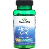 Swanson Health - Alpha-GPC Alfa Glycerofosfocholine, 300 mg - 60 vegetarische capsules