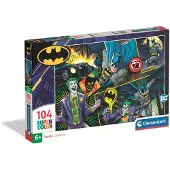 Clementoni - Kinderpuzzel - 104 Stukjes - Batman - Puzzel Vanaf 6 Jaar