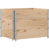 vidaXL Palletopzetranden 3 st 80x60 cm massief grenenhout