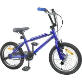 vidaXL BMX Fiets 16 Inch voor 5-8 jaar oud Donkerblauw