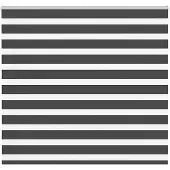 vidaXL Zebra rolgordijn 155x100 cm stofbreedte 150,9 cm zwart