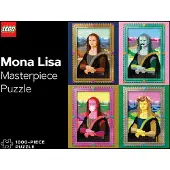 LEGO Masterpiece Puzzle: Mona Lisa puzzel van 1000 stukjes