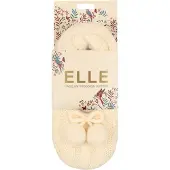 Elle 1 Paar Dames Kabelbrei Mocassinschoen Bootie - Warme Zachte Gezellige Binnenpantoffels