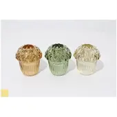 Home & Styling Kandelaar eikel glas 6,4cm