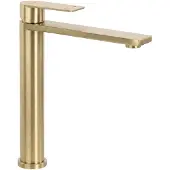 REA - Hunter - Wastafelkraan - Geborsteld Goud High - 16,5X20X27Cm
