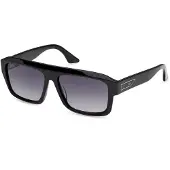 GCDS Zonnebril GD0075 56/14/145 Glanzend zwart Voorzijde acetaat UNISEX GD0075