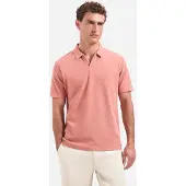 No-excess Regular Fit korte-mouwen trui roze, Jacquard