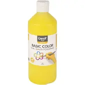 Basic Creall plakkaatverf Basic Color 500ml - Geel