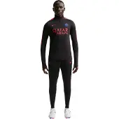 Nike Paris Saint-Germain Strike Trainingstrui 1/4-Zip 2026-2027 Zwart Felrood Donkerblauw