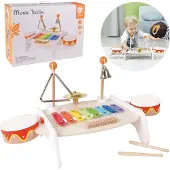 ClassicWorld - Muziekinstrumenten Set voor Kinderen - Xylofoon en Drums