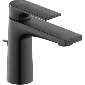 Duravit Tulum - Wastafelkraan met afvoer, FreshStart, mat zwart TU1011001046