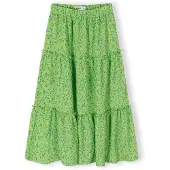 MINOTI Rok lichtblauw / groen / kiwi / donkergroen