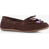 Blue Box dames mocassins donkerbruin maat 36