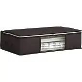 vidaXL opbergdoos met doorzichtige zijkant 2 pcs Antracietkleurig