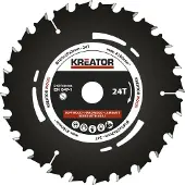 Kreator Invalzaagblad voor Hout 165x20x2mm 24T