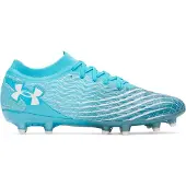 Under Armour Magnetico Pro 5 Gras Voetbalschoenen (FG) Azuurblauw Wit