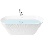 Beliani POTOSI - Vrijstaand bad - Wit - 170 cm - Acryl