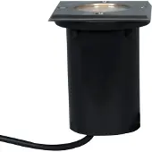 QAZQA Grondspot staal 10,5 cm IP65 - Basic Square
