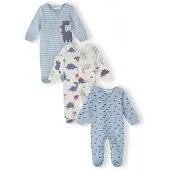 MINOTI Nachtkledij navy / lichtblauw / donkerrood / wit