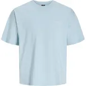 Jack & Jones Shirt 'JCOBIARRITZ' turquoise / aqua / wit