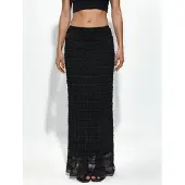Hiccups for Kids Lage Taille Tule Maxi Rok
