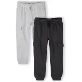 MINOTI Broek grijs gemêleerd / zwart gemêleerd