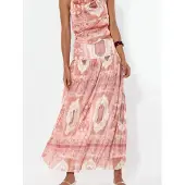 Hiccups for Kids Patroon Hoge Taille Midi Rok