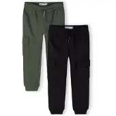 MINOTI Broek kaki / zwart