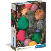 Clementoni Fluffy Kitten Compacte puzzel 500 stukjes