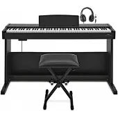 Gear4Music VISIONKEY-500 Digital Piano Bench Pack Matte Black