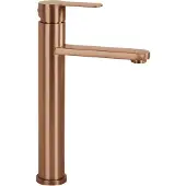 REA - Arcos - Wastafelkraan - Geborsteld Koper High - 11,7X20X29Cm