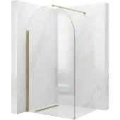REA - Douchewand Heaven Brush Gold 90 - 0,8X90X200CM