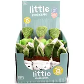 Living Nature pluche plant knuffel groen - educatief speelgoed.