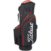Titleist Cart 14 Black/Black/Red Golftrolleytas