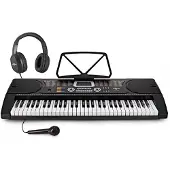 Gear4Music MK-2000 61-toets Draagbaar Keyboard van - Startpakket