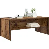 vidaXL Salontafel Oudhout 100 x 50 x 40 cm Bewerkt hout