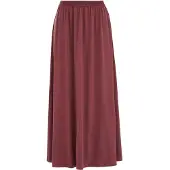 We fashion - Dames maxi rok met tailleband - Regular fit - Oudroze - Maat: XS