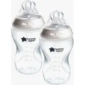 Tommee tippee Natural Start Babyflessen - set van 2 x 340ml baby flessen - Medium toevoersnelheid 3m+