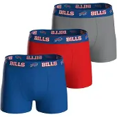 NFL Boxershorts 'Buffalo Bills' blauw / grijs / rood