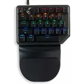 MediaRange MRGS100 toetsenbord USB QWERTZ Duits Zwart, Zilver
