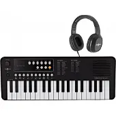 Gear4Music VISIONKEY-1 Draagbaar Minikeyboard met 37 Toetsen en Hoofdtelefoon