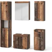 Vicco Luna Badkamermeubelset – 5 delen Oldstyle