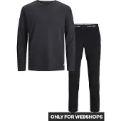 Jack & Jones JACK&JONES JACBASIC LABEL LS TEE AND PANTS SET Heren T-shirt - Maat L