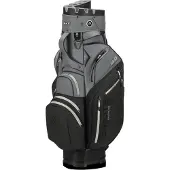 Big Max Drilite Silencio 3 - Stille Golftas - Cartbag - Waterafstotend - 14 dividers - Zwart Grijs