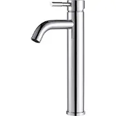 Sanetti Rocco - Wastafelkraan - Opbouw Hoog Rond Chroom 1 Greeps