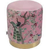 Kare design Kruk Cherry Peacock Brass Ø32cm