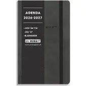De Hobbit Luxe Zakagenda 2026-2027 ±A6 Suedelook Antraciet