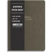 De Hobbit Zakagenda 2026-2027 A6 gewassen kraftpapier