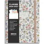 De Hobbit Luxe Weekplanner 2026-2027 A5+ Pastel Bloemetjes